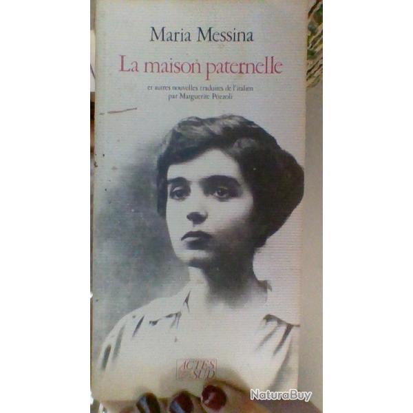 La maison  partenelle et autres nouvelles par Maria Massina - ACTES SUD -