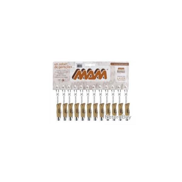 Lot de 12 canifs porte-cl�s MAM lame inox
