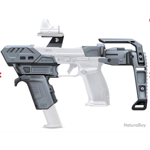 KIT STABILISATEUR RECOVER S-PRO MG COMPLET POUR CANIK - NOIR