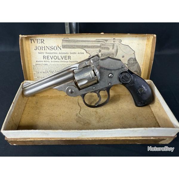 RARE IVER JOHNSON HAMMERLESS calibre 32sw short