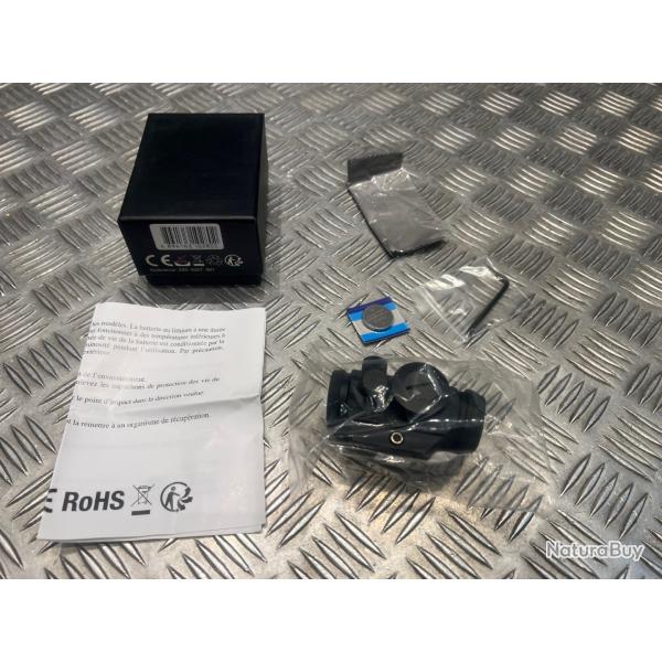 optique point rouge ou vert 5 MOA 6 niveaux d'intensite vise tir Sightopics