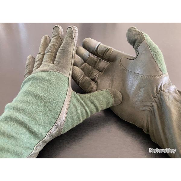 Gants longs, pilote de chasse, type rafale