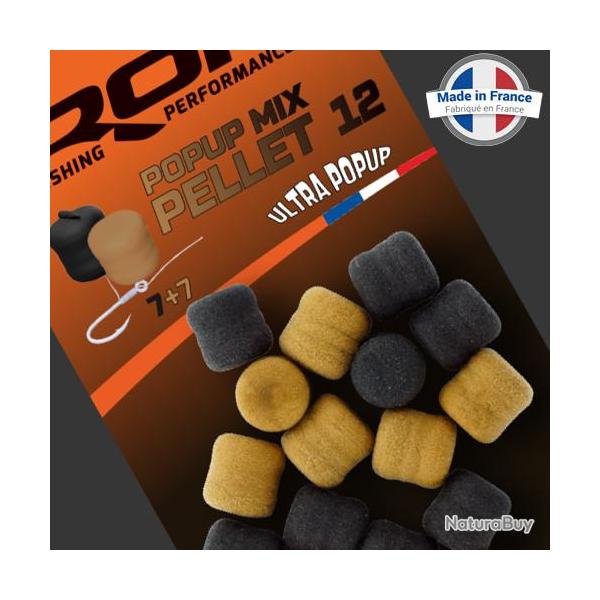 Pellet Rok Flottant Brown + Black 12mm (par 14)