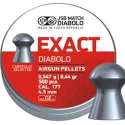 Bo&icirc;te de 500 plombs JSB Diabolo Exact - Cal. 4.5 - 4.52 mm