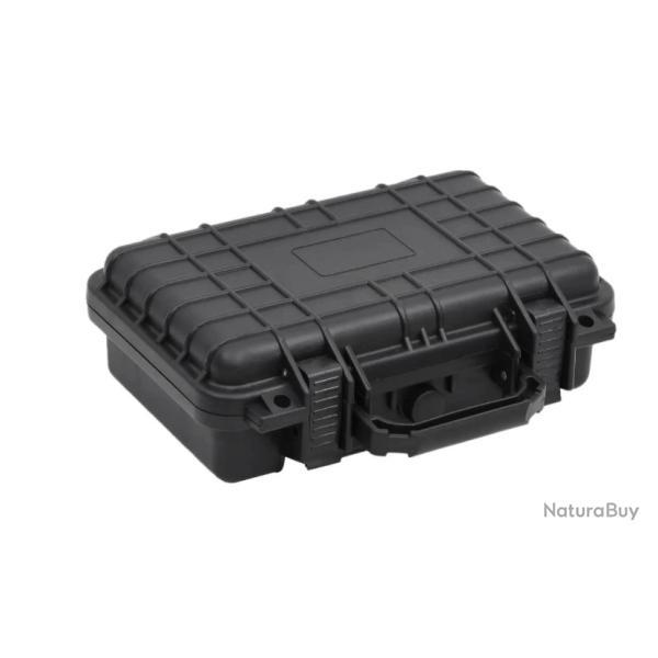 Valise de transport rigide noire 30x22x10 cm - Protection fiable pour objets pr�cieux en d�placement