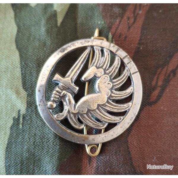 GUERRE D INDOCHINE TAP INSIGNE DE B�RET PARA ORIGINAL 1952/53