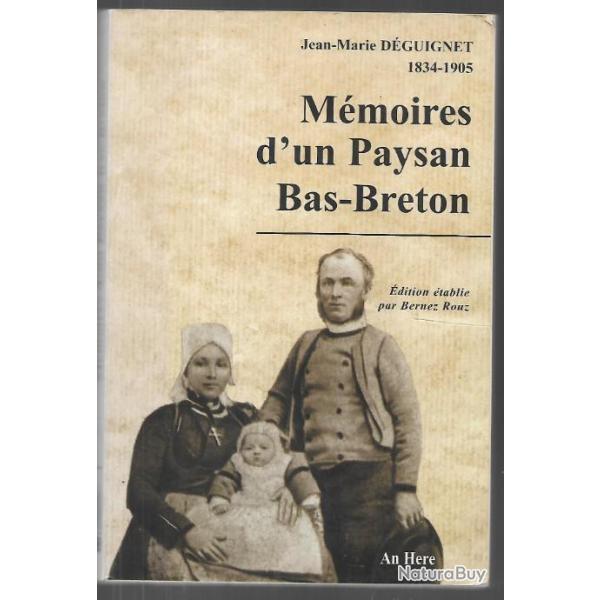 m�moires d'un paysan bas-breton jean-marie d�guignet 1834-1905 , guerres crim�e , mexique ,