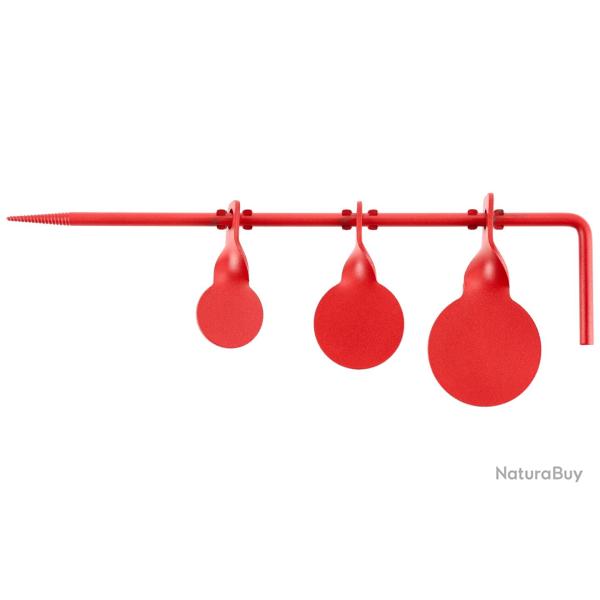 Cible suspendue 3 gongs pour arbre 3 mm m�tal