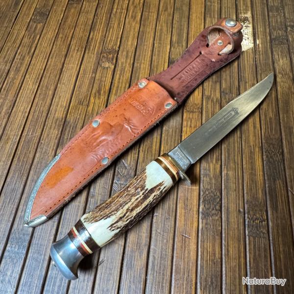 SUPERBE COUTEAU ARTISANAL ALLEMAND SUPER HOLLOW GROUND PAR EDGE MARK A SOLINGEN ALLEMAGNE