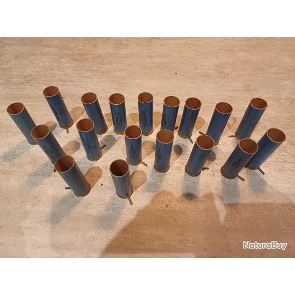 18 cartouches � broche calibre 12  pr�te � charger