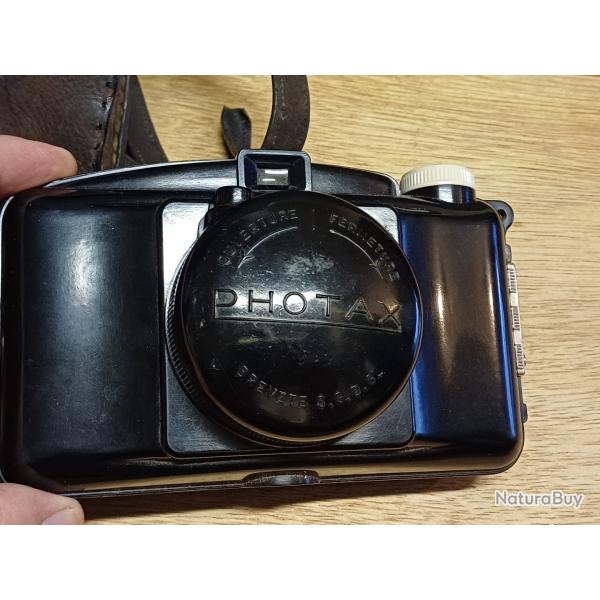 Ancien appareil photo PHOTAX BOYER REXAR PARIS bak�lite - tr�s bon �tat complet