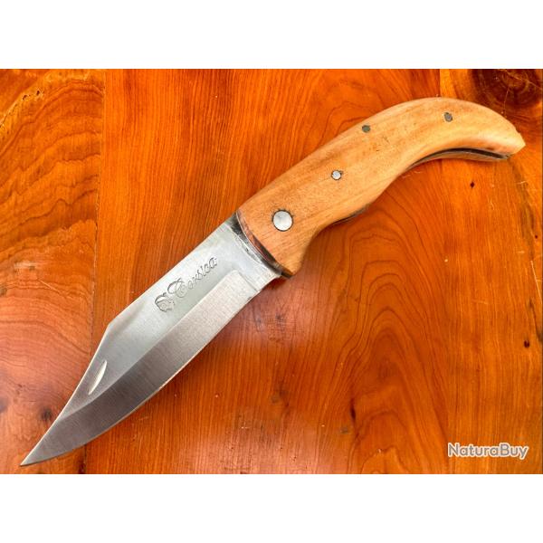 Couteau de Berger Corsica - Lourd et robuste - Teck