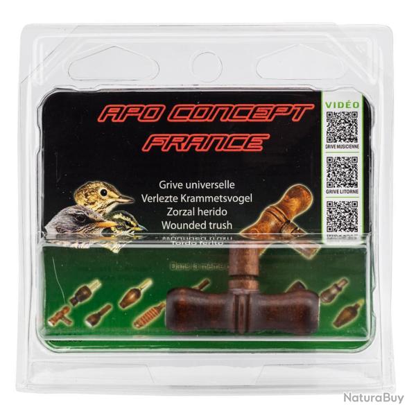 Appeau Grive Universelle Helen Baud - Bois d'Acacia - Son R�aliste - Attirez Efficacement les Grives