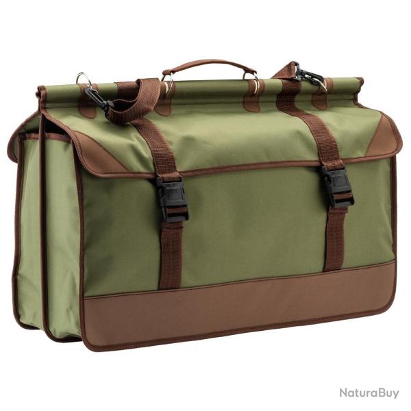 Sac de Battue Country - Toile R�sistante Vert/Marron - Grande Capacit� et Confort de Transport