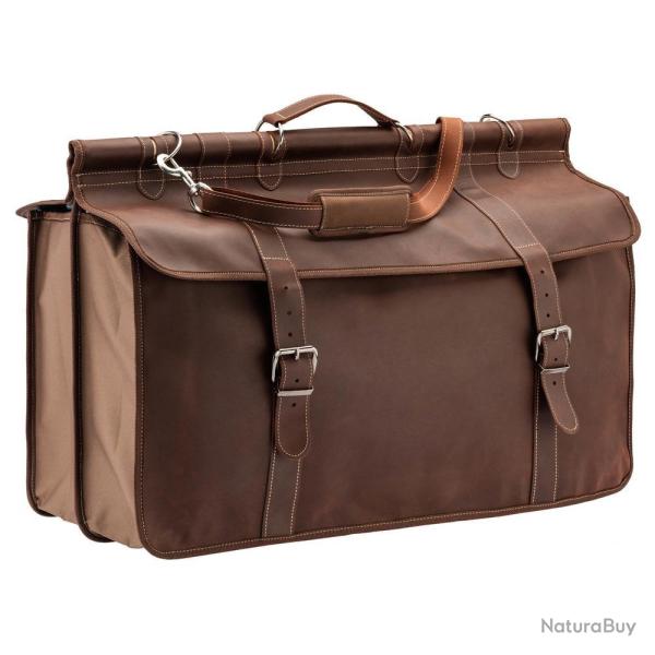 Sac de Battue Marron en Cuir Country Sellerie - Cuir Pleine Fleur - R�sistant et Pratique - Pour Cha