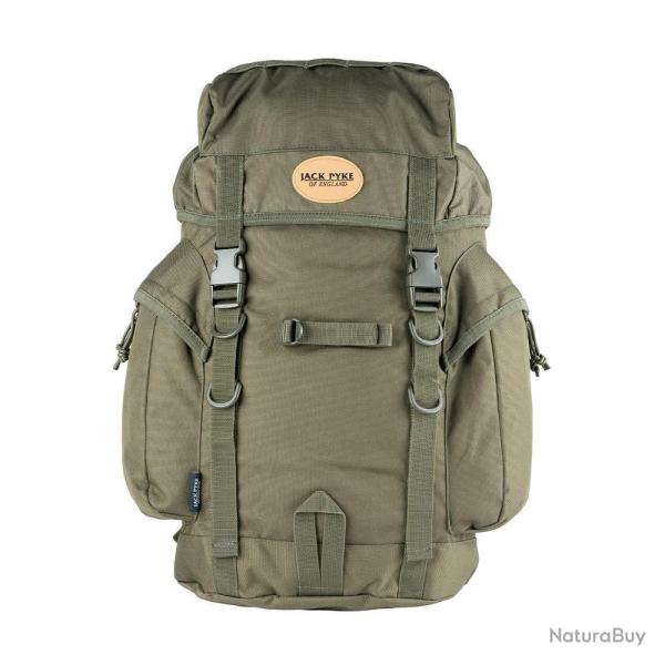 Sac � Dos de Chasse Jack Pyke 25L Vert - R�sistant et Fonctionnel - Confort et Organisation Optimale