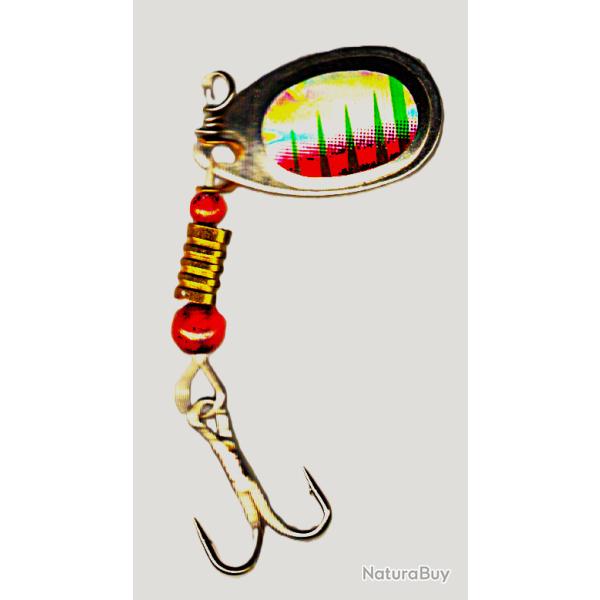 Cuiller tournante pour tuites, perches et autres carnassiers - 3.15 gr - CT-FB7