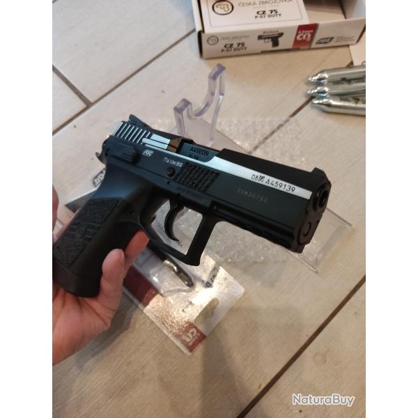 Pack Pistolet ASG CZ 75P-07 Duty - Cal 4.5 BBS  Le pistolet CZ  est Blowback +1 chargeur NEUF