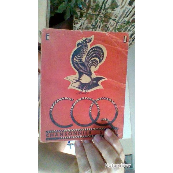 Le coq - Chansonnier scout des claireurs unionistes de France -