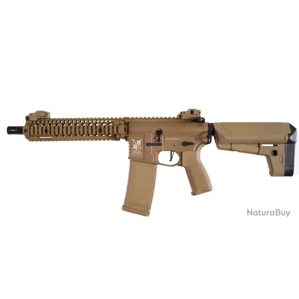 DELTA ARMORY M4 MK18 FULL METAL TAN ALPHA AEG 1.2J PACK COMPLET