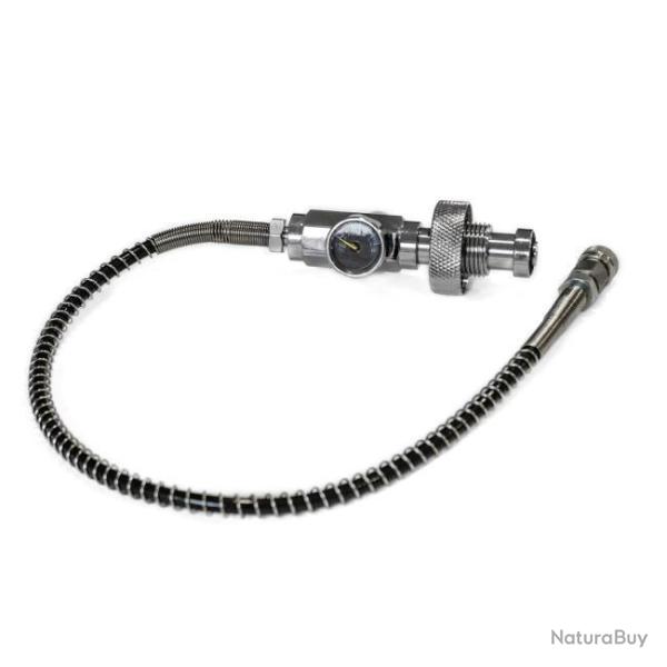 Station Air DIN HP avec Flex 30cm et Purge Molette