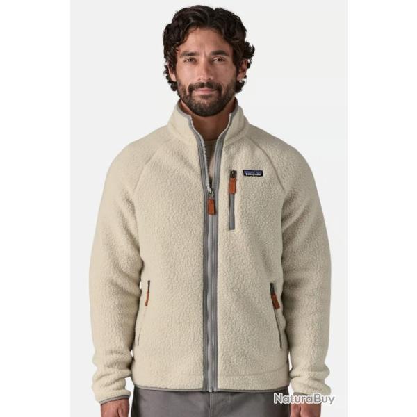 Veste Polaire Homme Patagonia Men s Retro Pile Fleece Jacket Beige