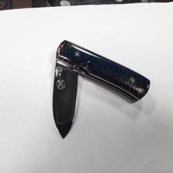 Couteau Citadel  STAVANGER lame acier N690Co &agrave; cran int&eacute;rieur +pochette