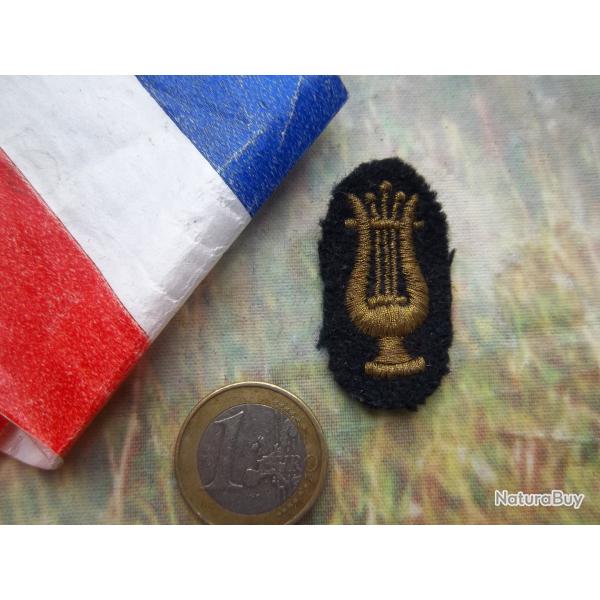 petit �cusson insigne tissu militaire musicien