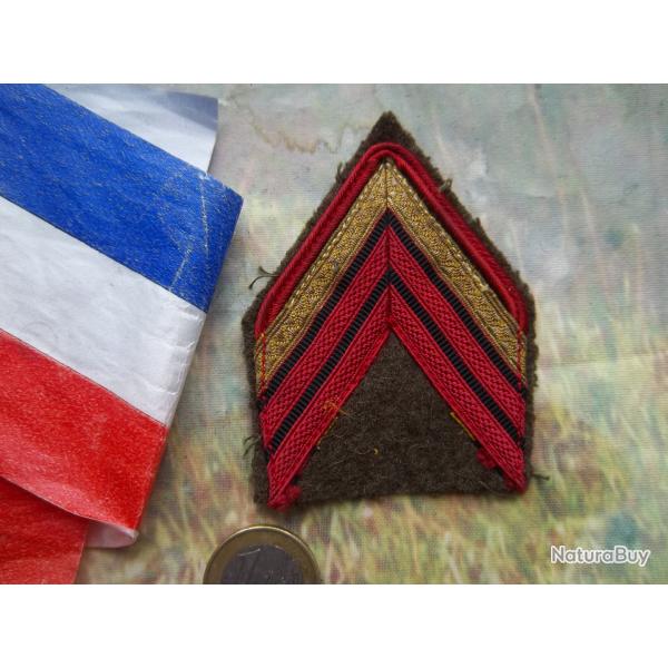 galon grade militaire �poque Alg�rie Indo caporal chef ADL