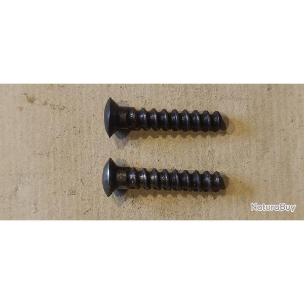 2 vis de plaque de couche fusil rglementaire franais 18 et 19eme (1777, 1822, chassepot...) (106)