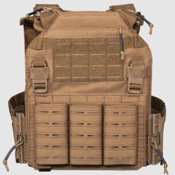 VESTE PORTE PLAQUES 600D QUICK DETACH COYOTE