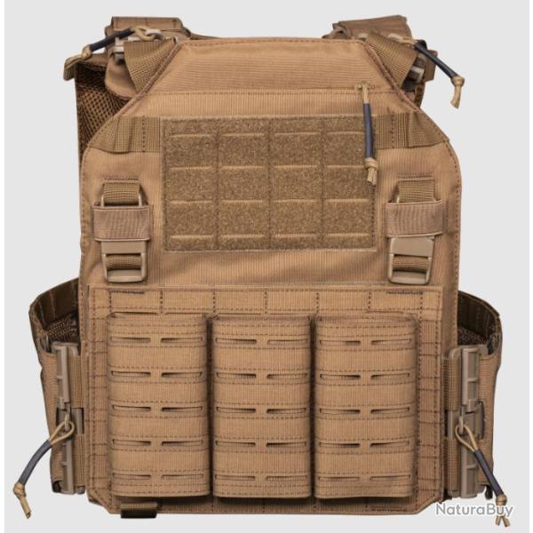 VESTE PORTE PLAQUES 600D QUICK DETACH COYOTE