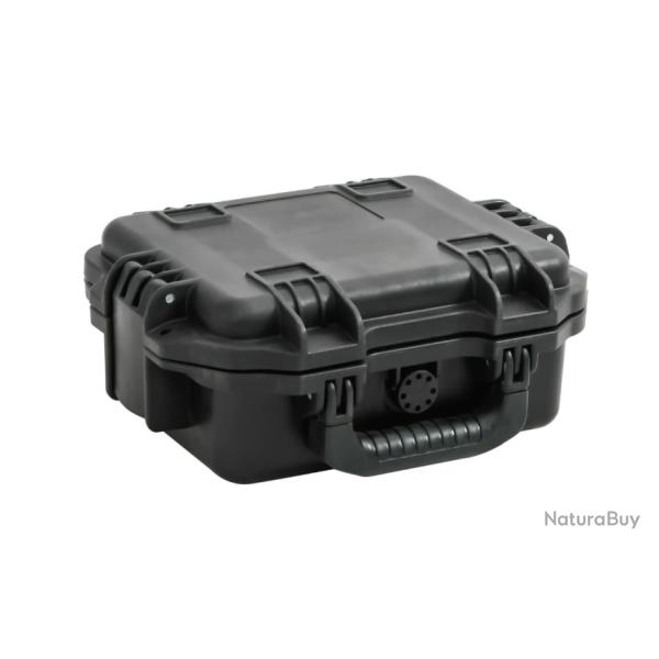 Valise de protection rigide noire 30x24,5x12,5 cm - Transport s�curis� objets fragiles