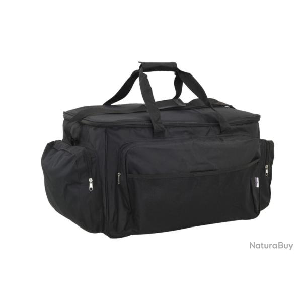 Sac de p�che noir imperm�able en tissu Oxford 57x35x34 cm - Transport id�al pour vos activit�s