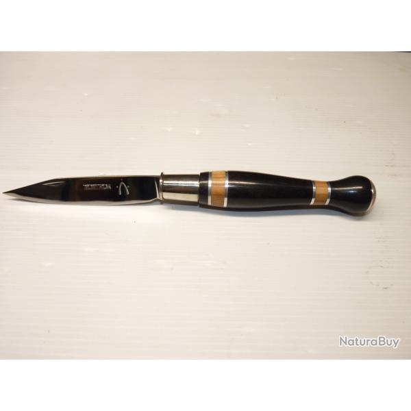 Couteau Nontron 12 cm manche �b�ne et olivier
