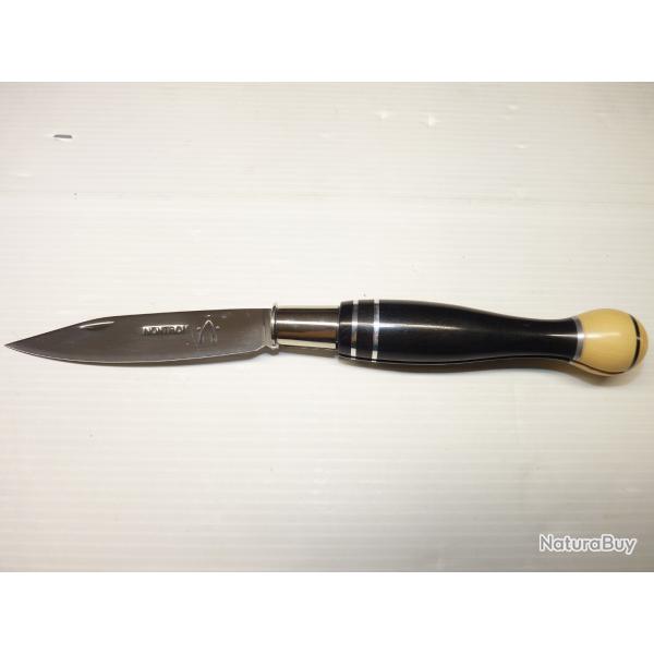 Couteau Nontron 12 cm manche �b�ne et buis