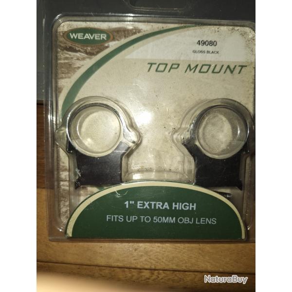WEAVER neuf en bo�te montage haut diam�tre 25.4 r�f 49080 vendu par poudrenoirepro