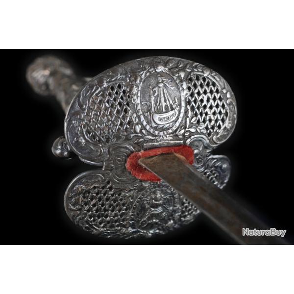 N28 - Epe de cour rocaille composite  lame flamboyante