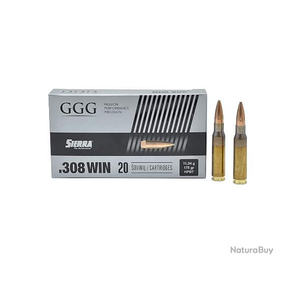 GGG 308 WIN ogives 175gr sierra HPBT x20