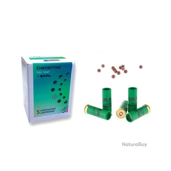CARTOUCHE SAPL 12/67 GOMM-COGNE CHEVROTINE X5