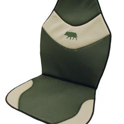 Couvre si&egrave;ge kaki/beige brod&eacute; sanglier