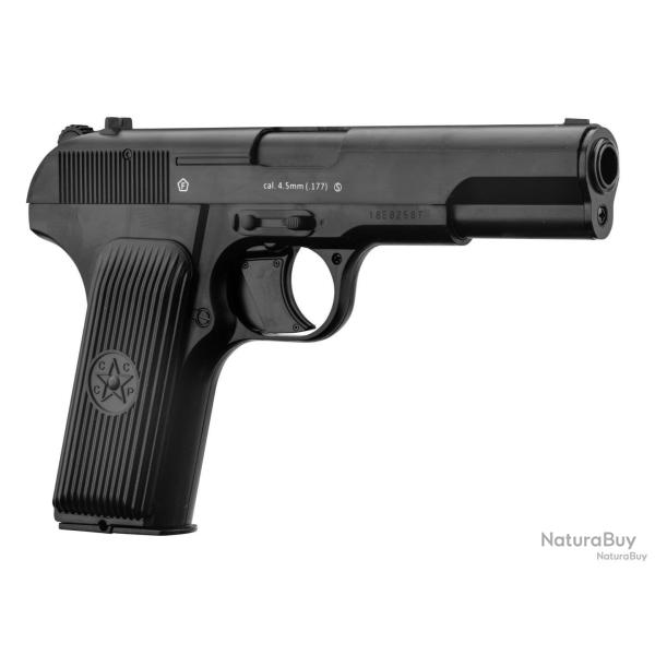 Pistolet CO2 culasse fixe BORNER TT-X Tokarev cal. 4.5mm BB's