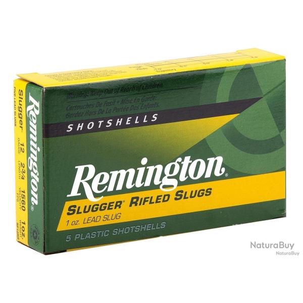 Cartouche Remington � balle slug - Cal. 12/70 bte de 5