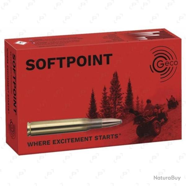 1 BOITE DE 20 BALLES GECO TEIL MANTEL  SOFT POINT  CAL 7X65R 165GR