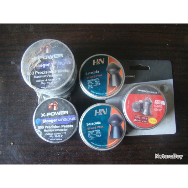 plomb 4.5MM AIR COMPRIM�