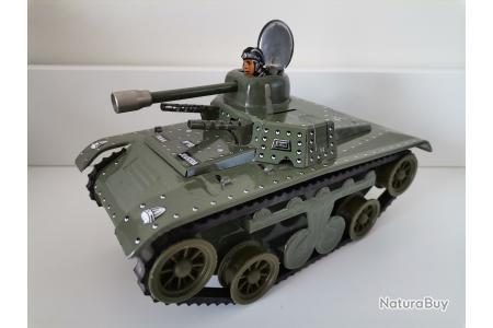 RARE AUTO-MITRAILLEUSE SFA militaire neuf boite jouet ancien tôle époque Joustra EUR 169,99 - FR