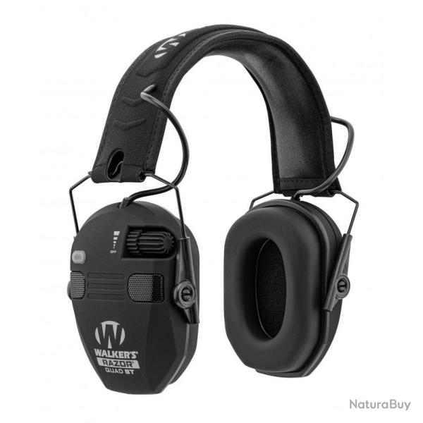 Casque Anti-Bruit Actif Bluetooth Walkers Razor - R�duction de Bruit Avanc�e - Audio Haute Qualit� -