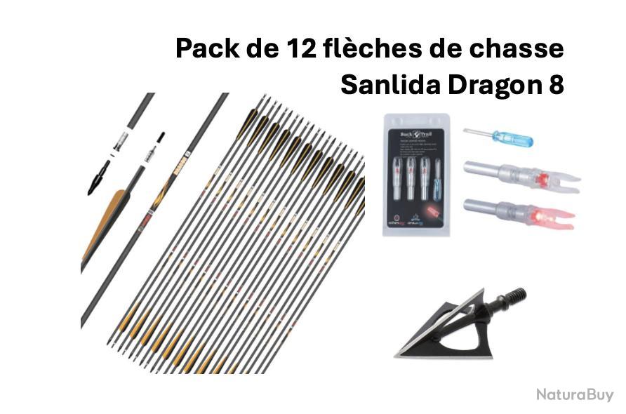 Encoche Lumineuse Arbalète Encoches Lumineuses Nockturnal NT-725 Predator Vert Clair - Pour Arbalète, Taille 1 Noctunoir X