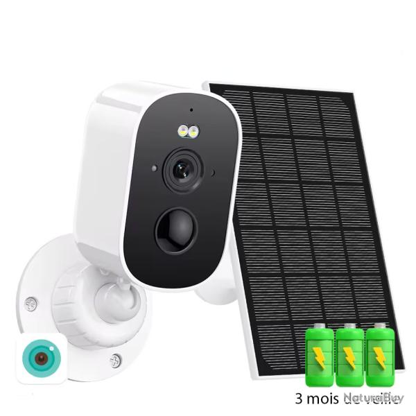 CAM�RA DE SURVEILLANCE SOLAIRE AUTONOME FONCTION INTERPHONE - LIVRAISON GRATUITE