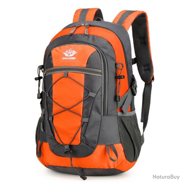 SAC � DOS 35L - IMPERM�ABLE - MULTIPOCHES - ORANGE - LIVRAISON GRATUITE